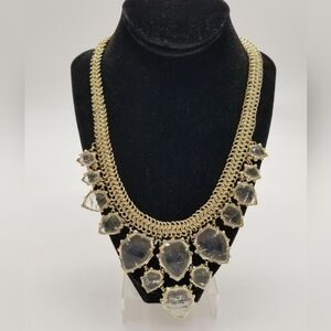 Kendra Scott Gretchen Clear Crackle Necklace